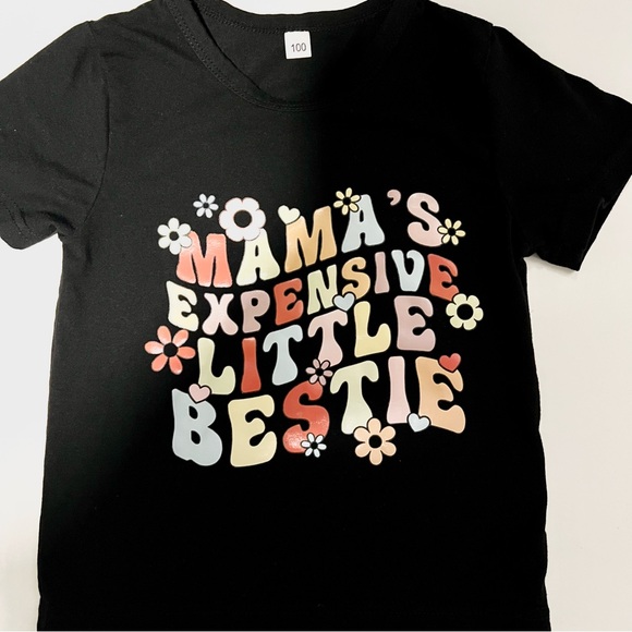 “Mama’s expensive bestie” toddler t shirt - Picture 3 of 4